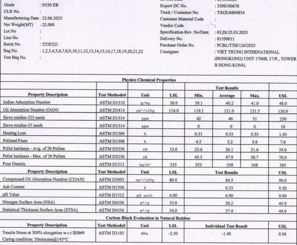 Coa N550 Pcbl